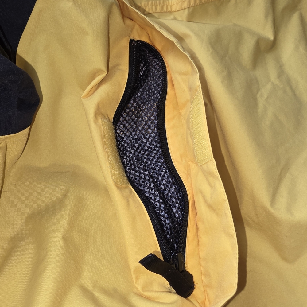 Vintage 90's Nordica Classic Ski Jacket Men's XXL Yellow Black Nylon Winter Coat - Picture 10 of 13